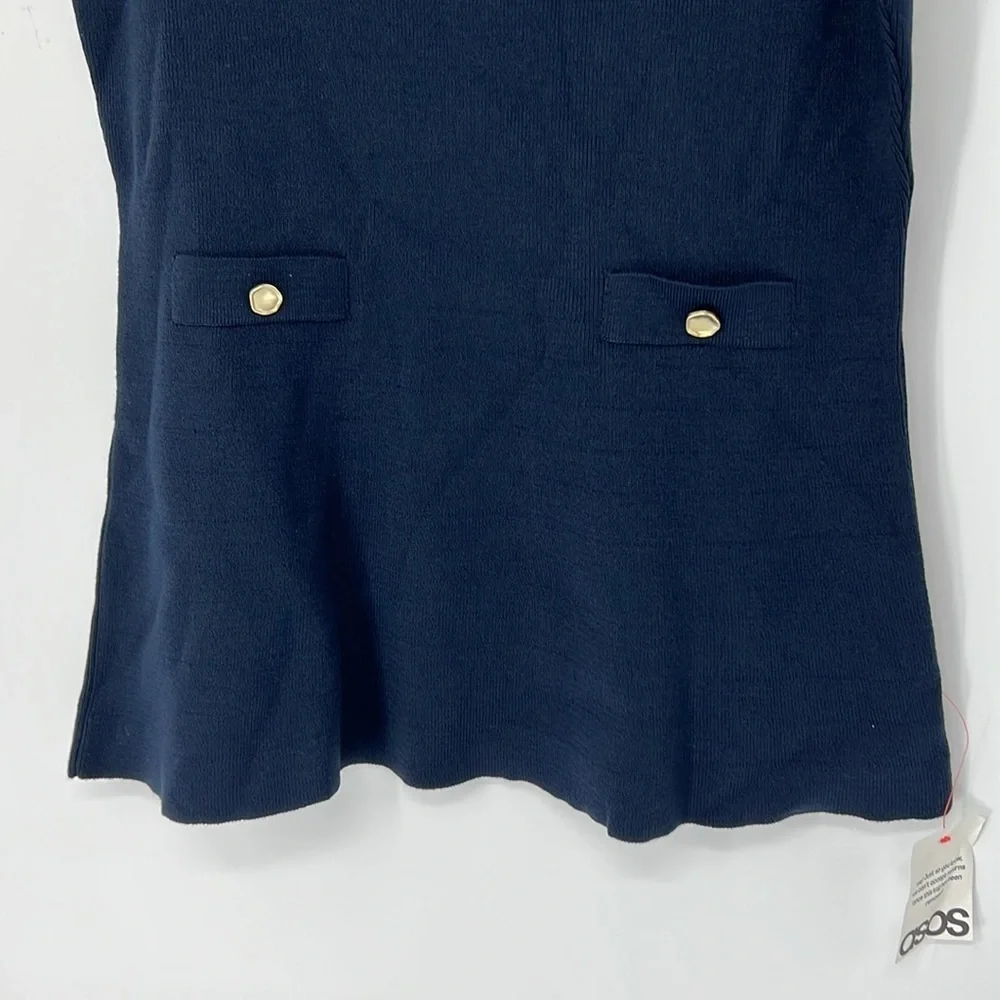 Asos NWT knit tunic top women’s large - Picture 2 of 7